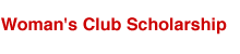 Woman's Club Scholarship