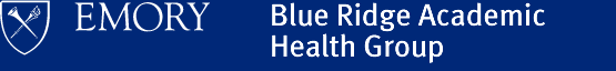 Blue Ridge Academic Health Group report