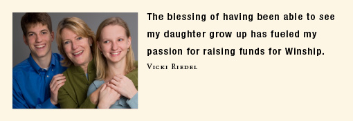 Quote from Vicki Riedel about her family